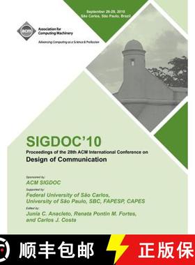 【3-4周达】SIGDOC 10 Proceedings of the 28th ACM International Conference on Design of Communication [9781450304030]