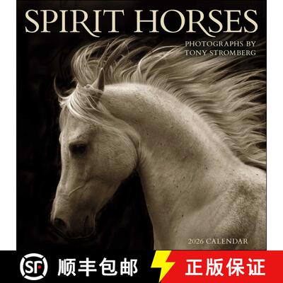 【3-4周达】Spirit Horses 2026 Wall Calendar by Tony Stromberg [9781524899066]