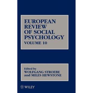 European Psychology 9780471608134 Social 4周达 Wiley心理学 Review V10