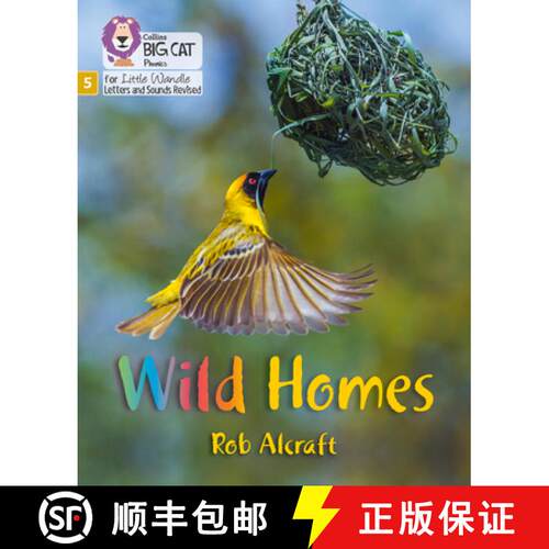 【3-4周达】Big Cat Phonics for Little Wandle Letters and Sounds Revised - Wild Homes: Phase 5 [9780008504656]