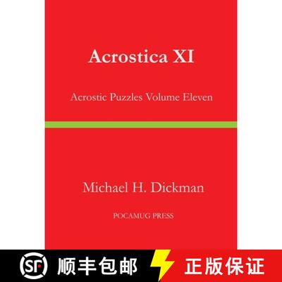 【3-4周达】Acrostica XI: Acrostic Puzzles Volume Eleven [9781733365673]