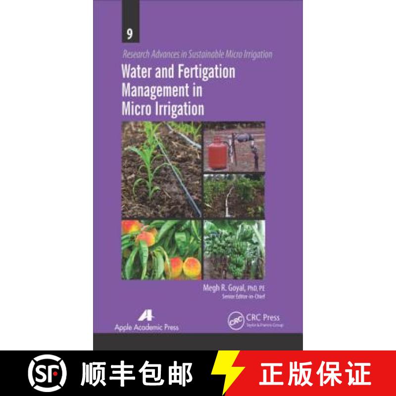 【3-4周达】Water and Fertigation Management in Micro Irrigation [9781771881067]