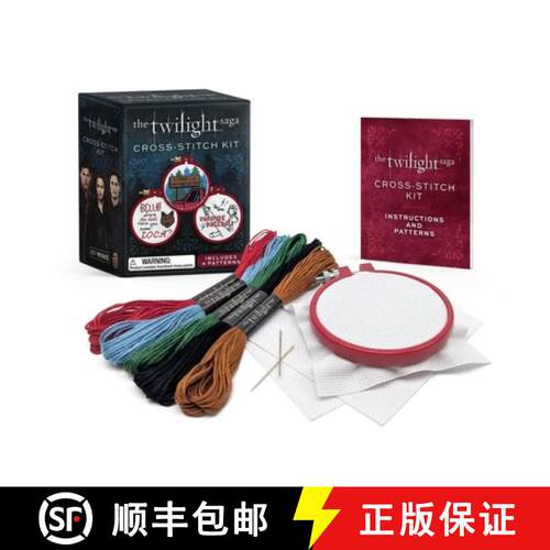 【3-4周达】The Twilight Saga Cross-Stitch Kit : Includes 4 Patterns [9798894141534]