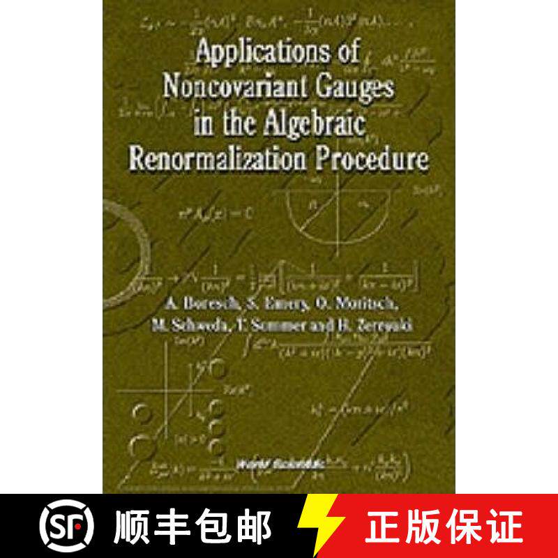 【3-4周达】Applications Of Noncovariant Gauges In The Algebraic Renormalization Procedure [9789810234560]
