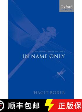 【3-4周达】Structuring Sense: Volume 1: In Name Only [9780199263905]
