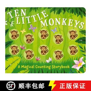 Animal 4周达 Monkeys Little Magical Jungle Activity Ten Storybook Counting 9781646432431 Book
