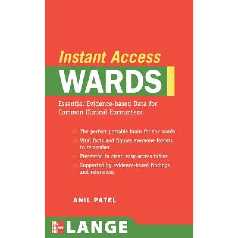 【4周达】LANGE INSTANT ACCESS: THE WARDS [9780071471657] 书籍/杂志/报纸 科学技术类原版书 原图主图