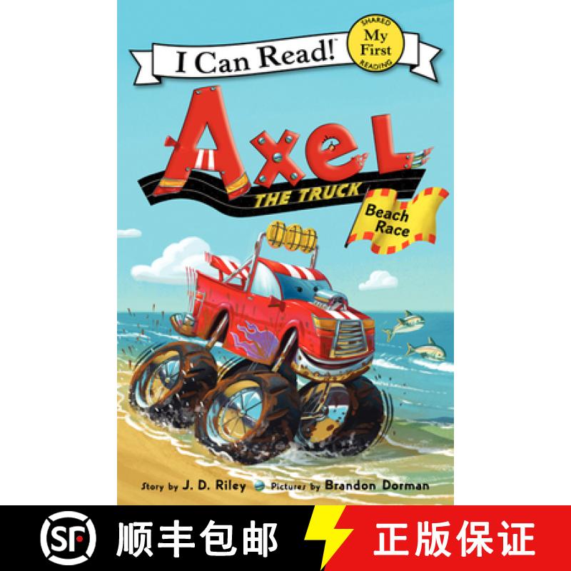 【3-4周达】Axel the Truck: Beach Race [9780062222299]