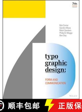 【3-4周达】Typographic Design: Form And Communication, Seventh Edition [Wiley图形设计] [9781119312567]