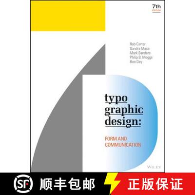 【3-4周达】Typographic Design: Form And Communication, Seventh Edition [Wiley图形设计] [9781119312567]
