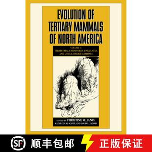 North Evolution Carnivores 9780521619684 Terrestrial Tertiary 4周达 Volume America Mammals Ungulate...