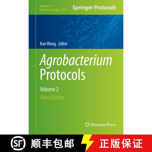 【3-4周达】精装 Agrobacterium Protocols : Volume 2 (3rd ed. 2015) [9781493916573]