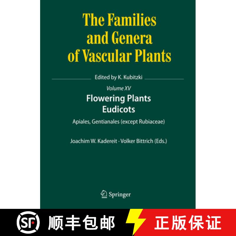 【3-4周达】Flowering Plants. Eudicots: Apiales, Gentianales (Except Rubiaceae) [9783319936048]