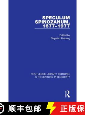 【3-4周达】SPECULUM SPINOZANUM, 1677-1977 (RLE [9780367330934]