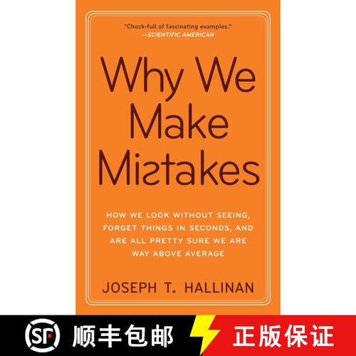 【3-4周达】Why We Make Mistakes: How We Look Without Seeing, Forget Things in Seconds, and Are All Pr... [9780767928069]