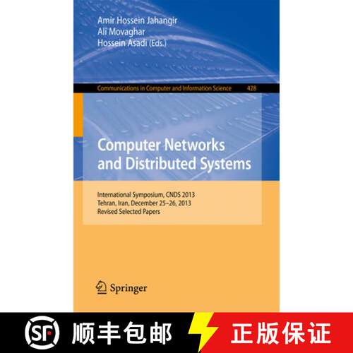 【3-4周达】Computer Networks and Distributed Systems : International Symposium, CNDS 2013, Tehran, Ir... [9783319109022]