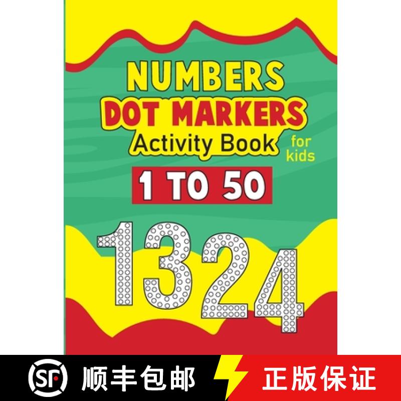 【3-4周达】Number Dot Marker Activity Book for Toddlers: Number Coloring Book Dot Markers for Prescho... [9784143242541]图片