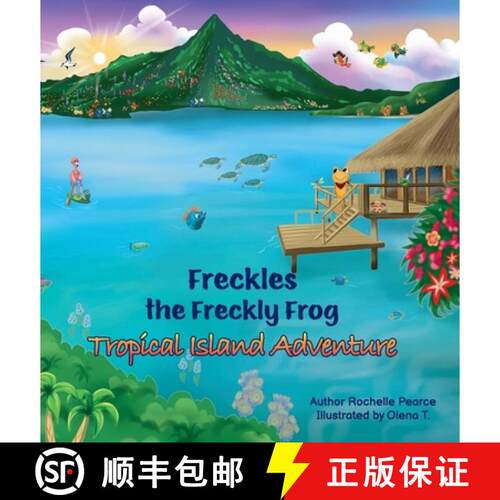 【3-4周达】精装 Freckles the Freckly Frog: Tropical Island Adventure [9781662956430]