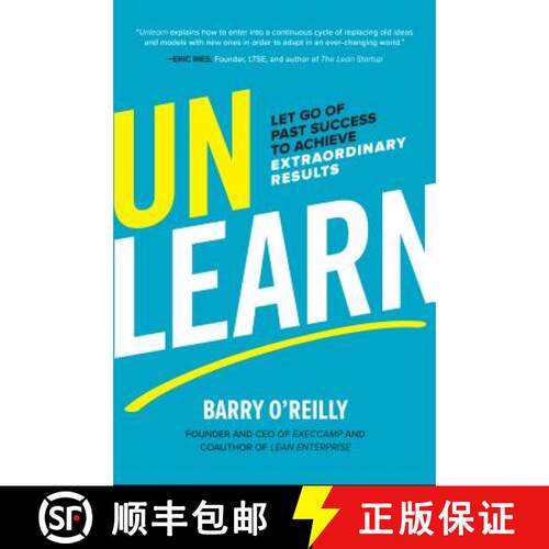 【3-4周达】精装 Unlearn: Let Go of Past Success to Achieve Extraordinary Results [9781260143010]