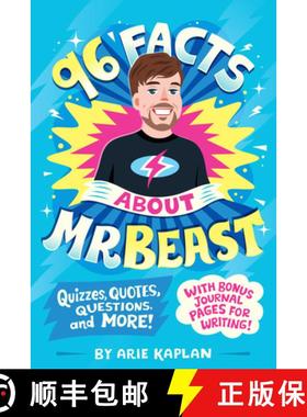 【3-4周达】96 Facts About MrBeast: Quizzes, Quotes, Questions, and More! With Bonus Journal Pages for... [9780593888995]