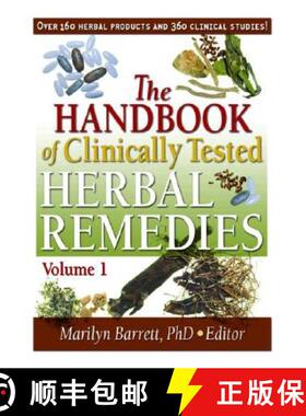 预订 Handbook of Clinically Tested Herbal Remedies, Volumes 1 & 2 [9780789010681]