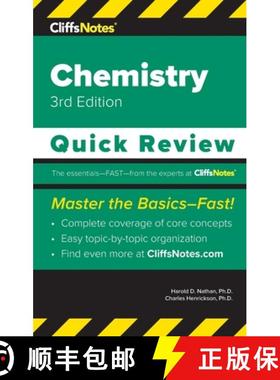 预订 CliffsNotes Chemistry: Quick Review [9781957671642]