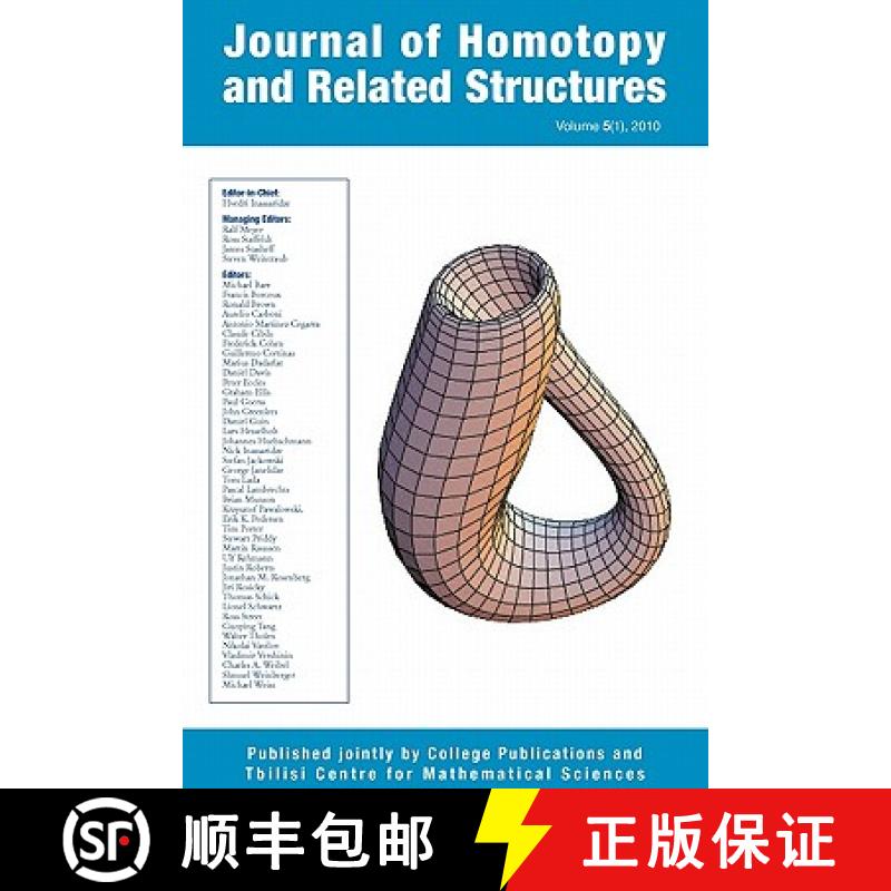 【2-3周达】Journal of Homotopy and Related Structures 5(1) [9781848900349]