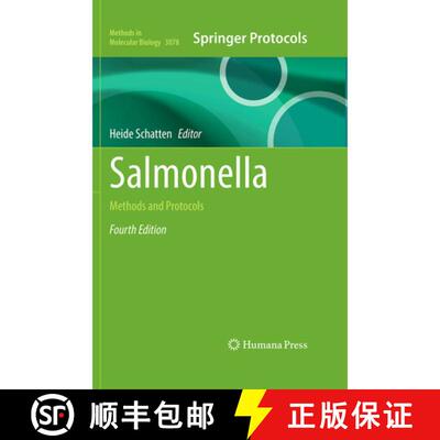 【3-4周达】精装 Salmonella: Methods and Protocols (Fourth Edition 2027) (Fourth Edition 2026) (Fourth... [9781071655580]