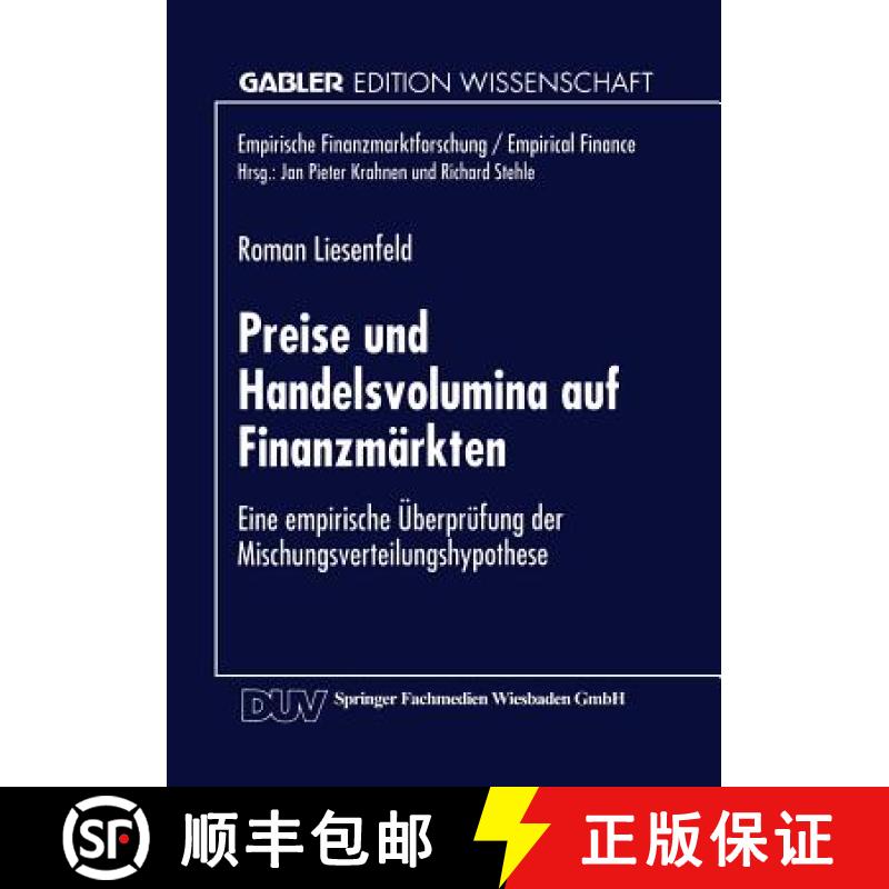 【3-4周达】Preise und Handelsvolumina auf Finanzmärkten : Eine empirische Überprüfung der Mischung... [9783824467211]