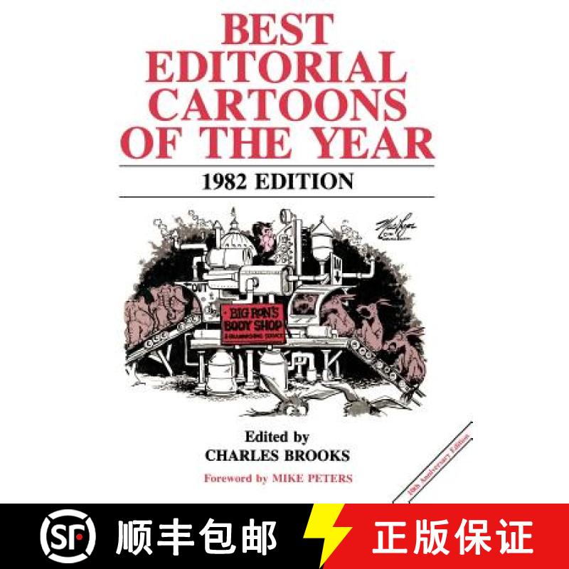 【2-3周达】Best Editorial Cartoons of the Year: 1982 Edition [9780882893198]