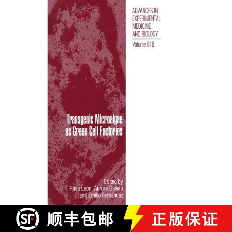 【3-4周达】Transgenic Microalgae as Green Cell Factories [9781489991324]