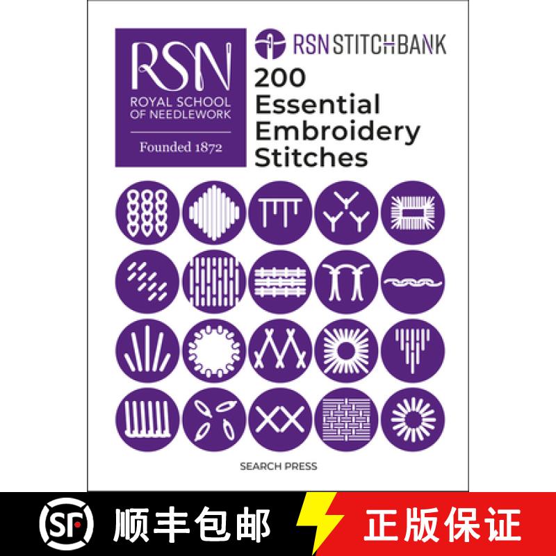【2-3周达】The Royal School of Needlework Stitch Bank: 200 Essential Embroidery Stitches [9781800922860]
