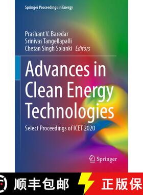 【3-4周达】Advances in Clean Energy Technologies : Select Proceedings of ICET 2020 [9789811602375]