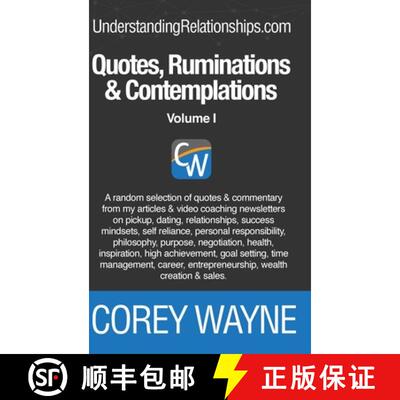 【3-4周达】精装 Quotes, Ruminations & Contemplations [9781678089207]