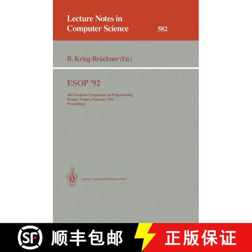 【3-4周达】CAAP '92 : 17th Colloquium on Trees in Algebra and Programming Rennes, France, February 26... [9783540552512]