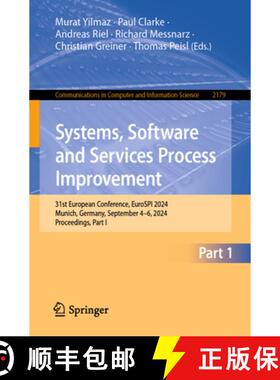 【3-4周达】Systems, Software and Services Process Improvement : 31st European Conference, EuroSPI 202... [9783031711381]