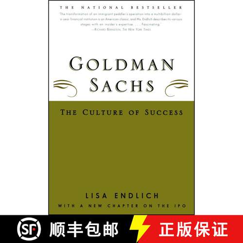 【3-4周达】Goldman Sachs: The Culture Of Success [9780684869681]