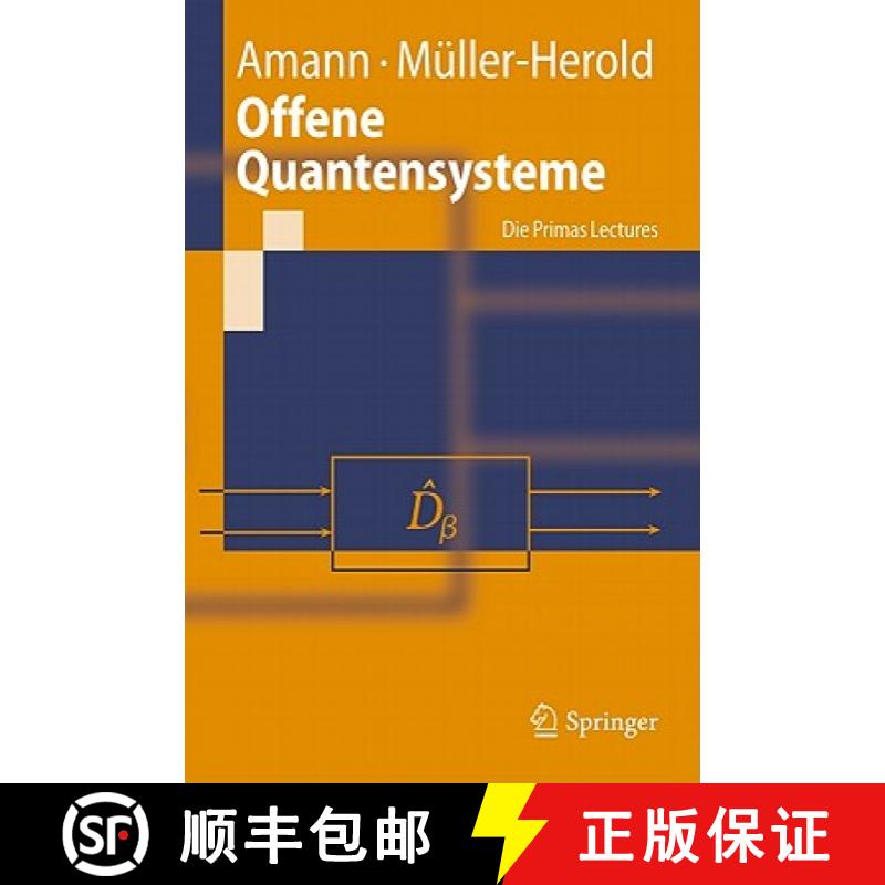 【3-4周达】Offene Quantensysteme : Die Primas Lectures [9783642051869]
