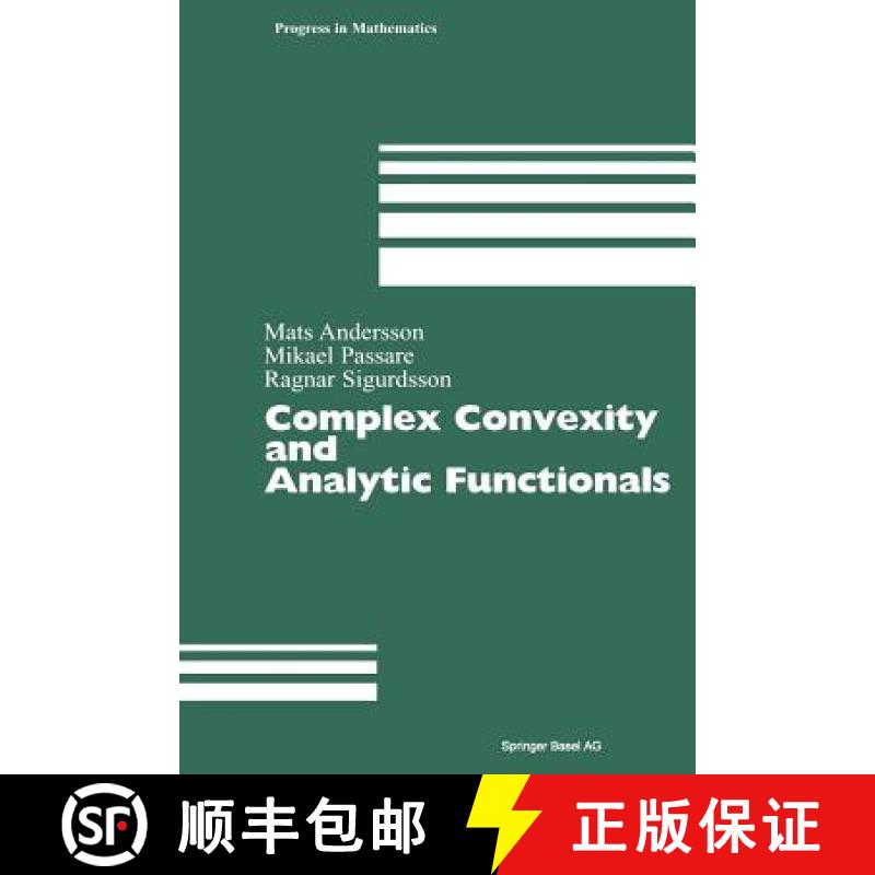 【3-4周达】Complex Convexity and Analytic Functionals [9783034896054]