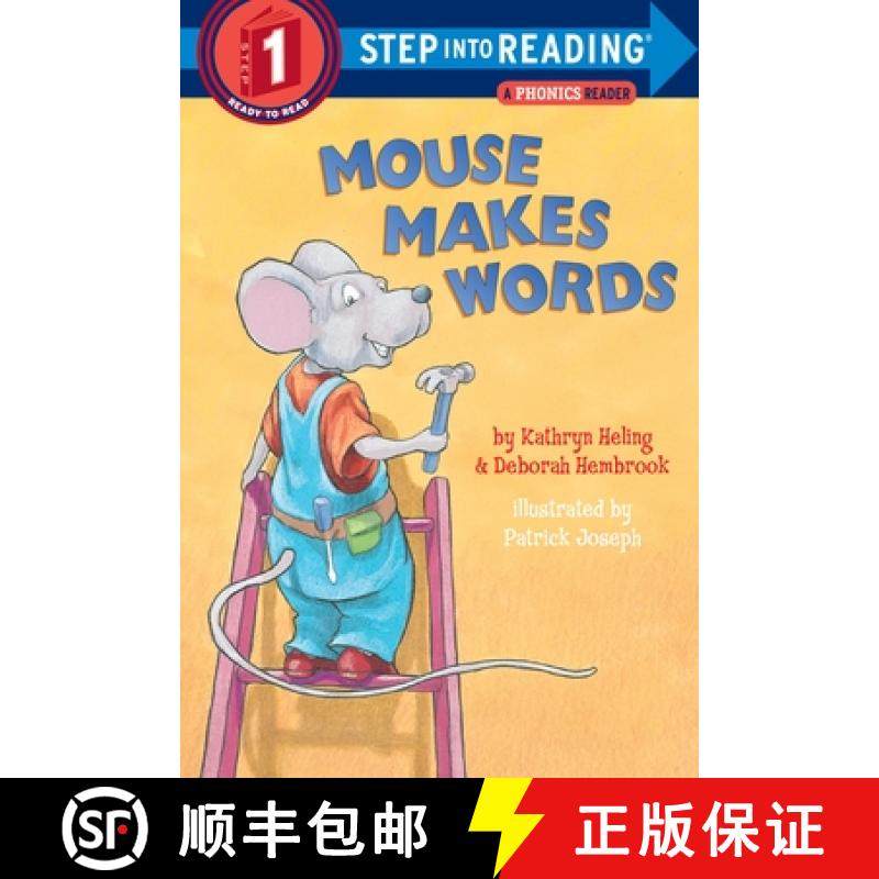 【3-4周达】Mouse Makes Words: A Phonics Reader (Step-Into-Reading, Step 1) [9780375813993]