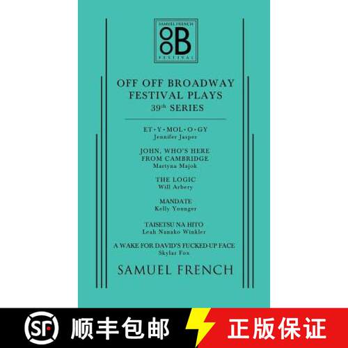 【3-4周达】Off Off Broadway Festival Plays, 39th Series [9780573703751]