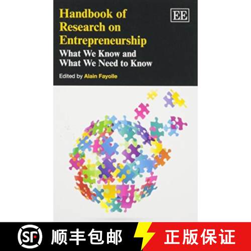 【3-4周达】Handbook of Research On Entrepreneurship - What We Know and What We Need to Know: What We ... [9781783473663]