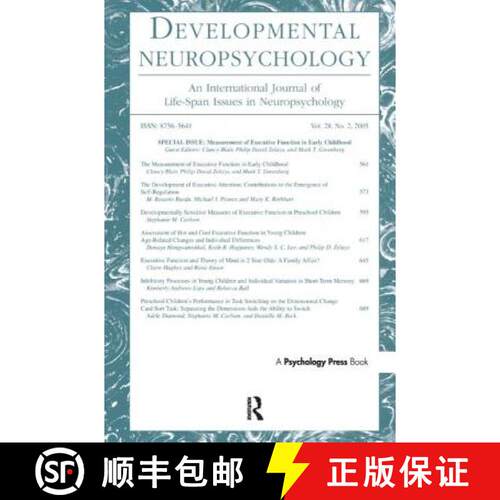 【3-4周达】精装 Measurement of Executive Function in Early Childhood: A Special Issue of Developmenta... [9781138178854]
