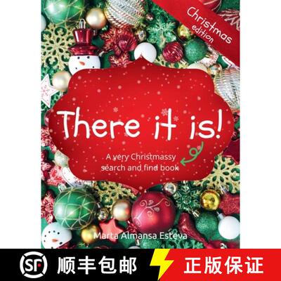 【3-4周达】There it is! Christmas edition: A very Christmassy search and find book [9781915193391]
