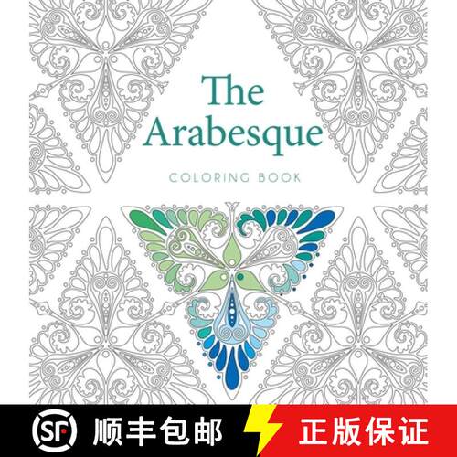 【3-4周达】The Arabesque Coloring Book [9788854418035]