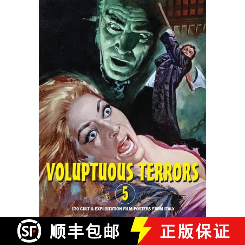 【2-3周达】Voluptuous Terrors, Volume 5: 120 Cult & Exploitation Film Posters From Italy [9781917285193]