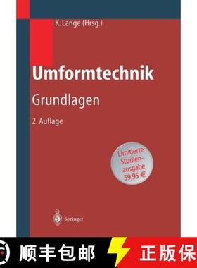 【3-4周达】Umformtechnik : Handbuch für Industrie und Wissenschaft [9783540436867]