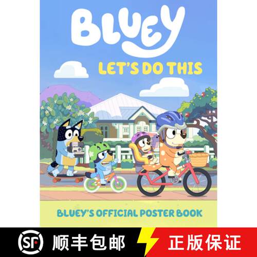 【3-4周达】Let's Do This: Bluey's Official Poster Book [9780593755082]