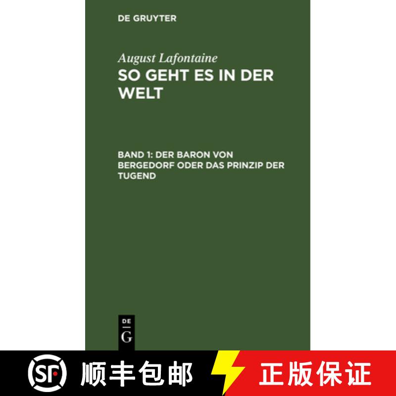 【3-4周达】Der Baron Von Bergedorf Oder Das Prinzip Der Tugend [9783112662076]