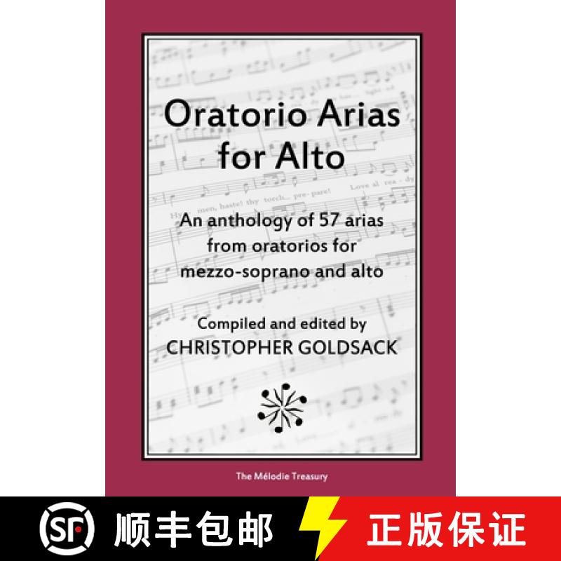 【2-3周达】Oratorio Arias for Alto: An anthology of 57 arias from oratorios for alto [9781008988675]